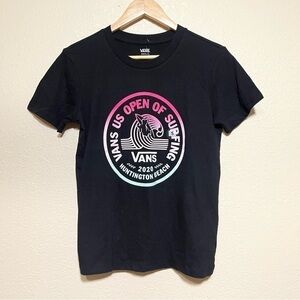 Vans 2020 U.S. of Surfing Logo Short Sleeve Top Size Small Women